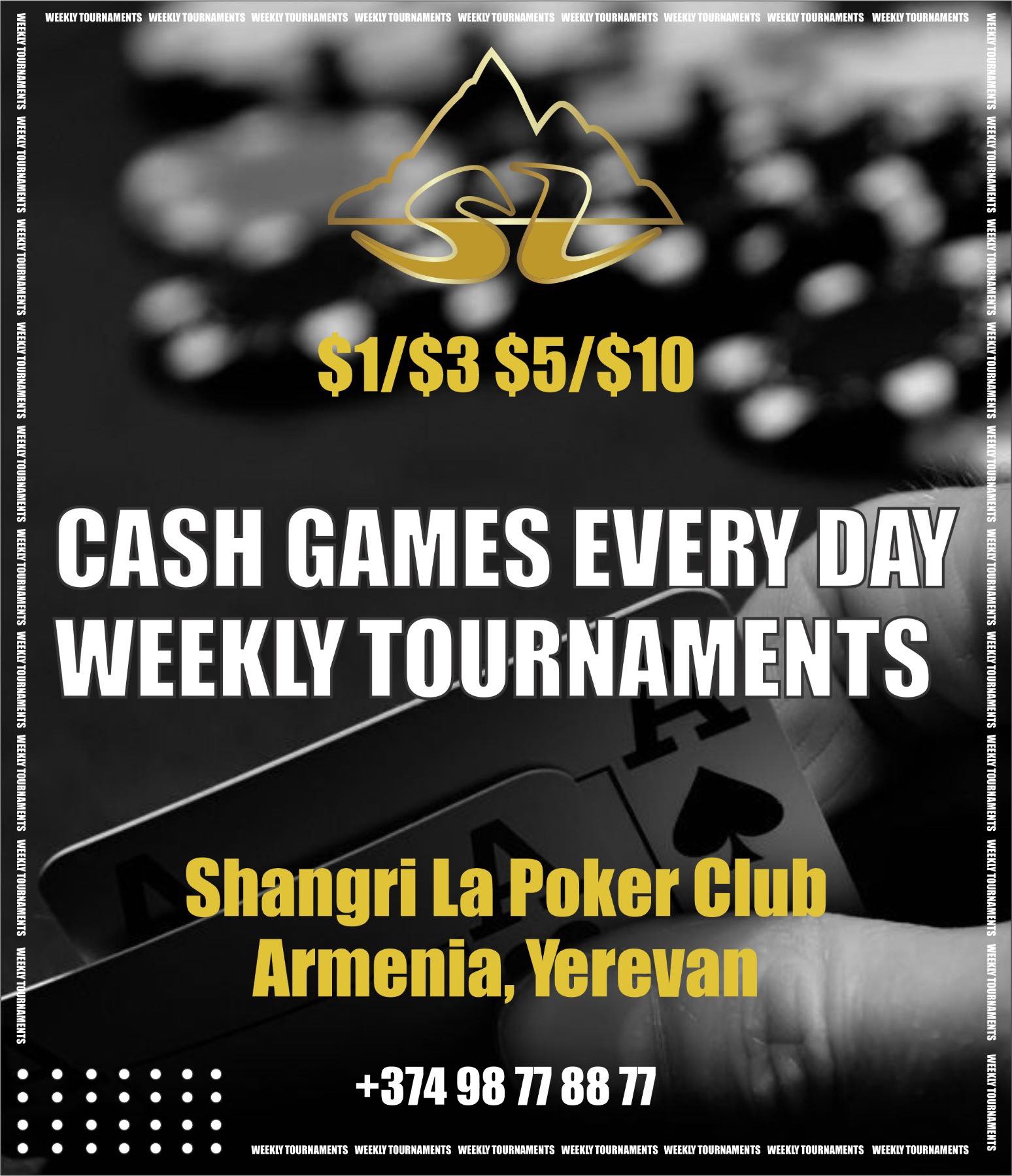 Cash Games Every Day | THNL/PLO $1/3 - $5/10 | up to 15 tables